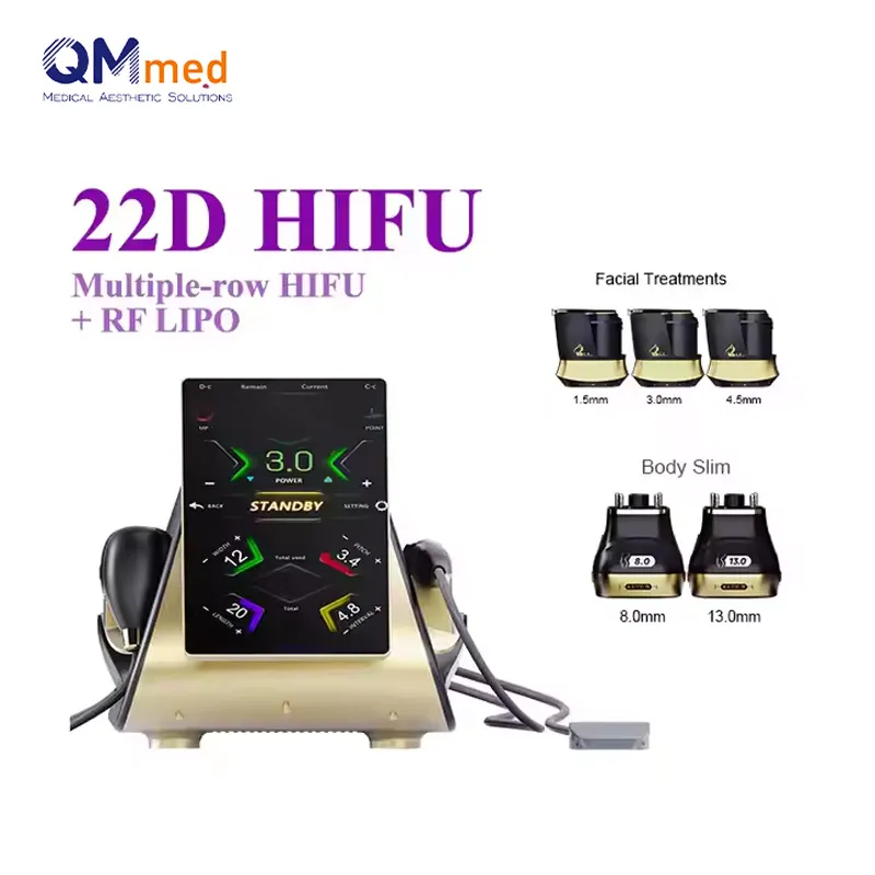Hot for Beauty Salon 22D Max Non-Invasive Anti-Aging Before and After Hifu Treatment Facial Lifting U-Ltherapy Beauty Hifu Machine