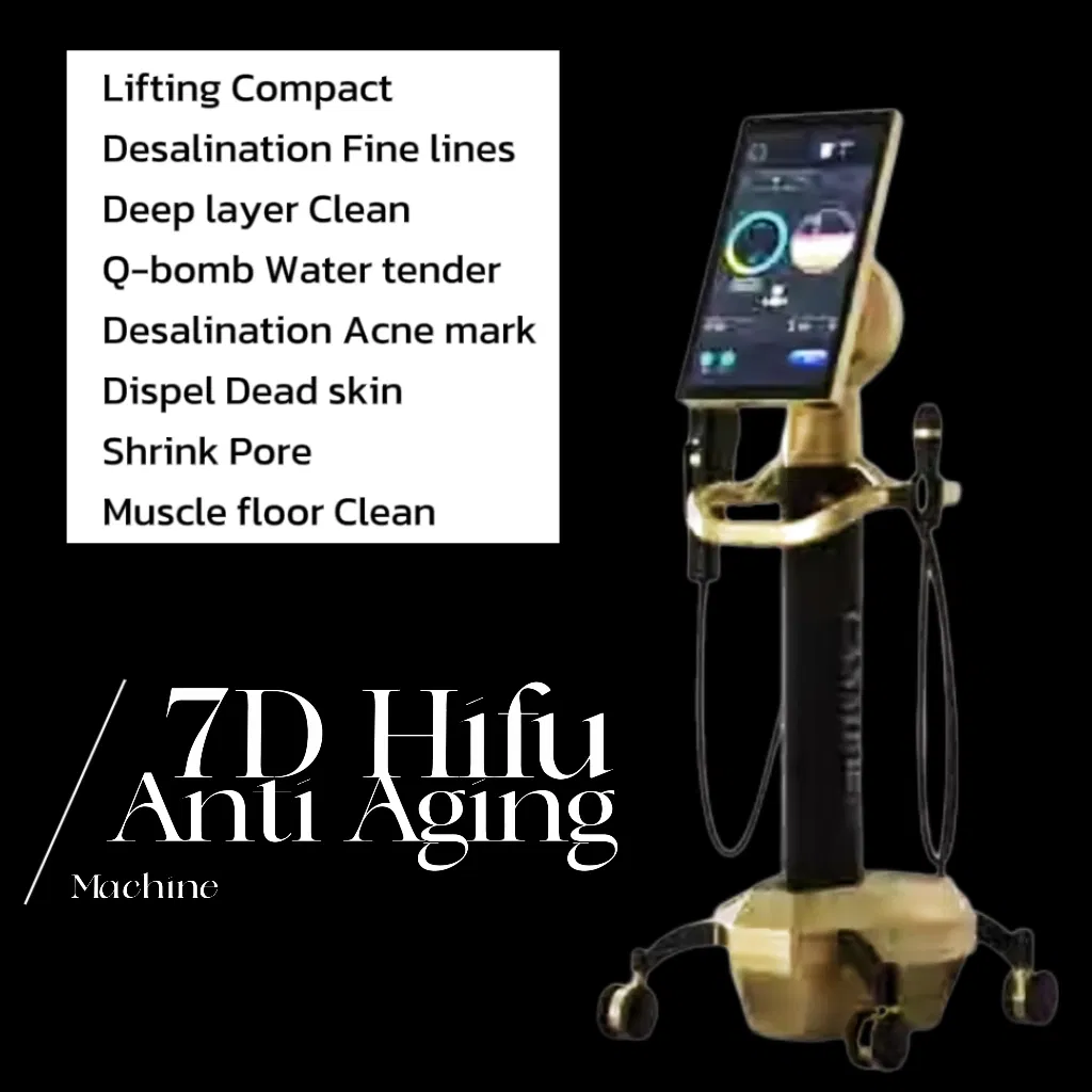 New 7D Hifu Arrival Beauty SPA Equipment Skin Tightening Wrinkle Removal V-Line Facial Lifting Anti Aging Himfu Mfu Machine