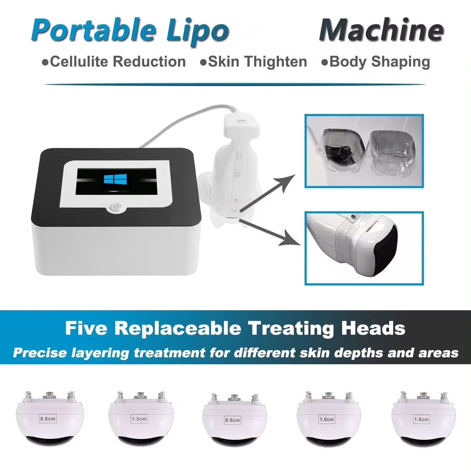 Ofan Hifu Face Lift Liposonic Liposonixed Focused Ultrasound Machine for Winkle Removal and Body Slimming Liposonix Machine