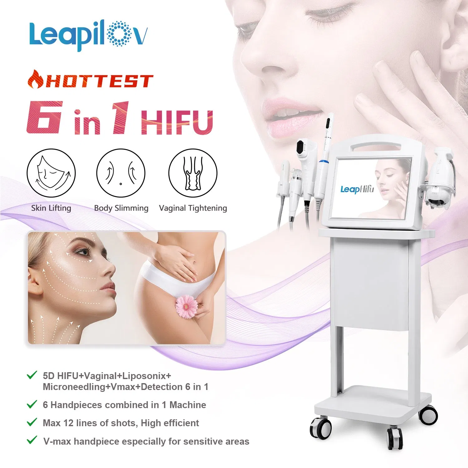 V Max Hifu Corporal Liposonix 7D Hifu 9d 5D 4D High Intensity Focused Ultrasound Ultra Vmax Former 3 Liposonix Hifu 4D 3 En 1